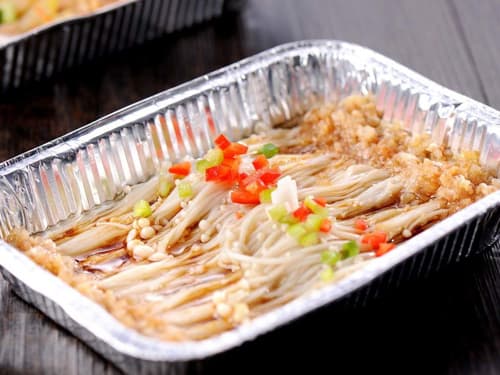 群英乡锡纸烤金针菇
